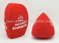 Wind protection for the BOYA microphone with the Natalia KNYAZHNA logo