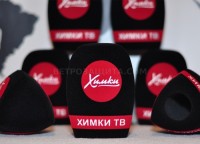 Ветрозащита для микрофона с логотипом