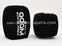 Ветрозащита для микрфона Sennheiser MD42 с логотипом Adam Ижевск 104.5