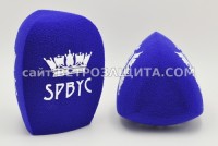 Windscreen for Sennheiser E835 microphone with SPB Yacht Club logo