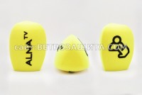 Wind shield for Saramonic uwmic HU9 microphone with ALNAtv logo