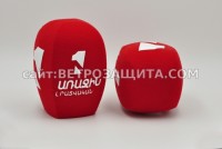 Windscreen for microphone SONY UTX-M40 with 1-TV Armenia logo