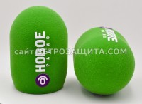 Ветрозащита для микрофона Shure SM7B с логотипом Новое Радио Белорусси