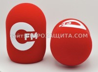 Ветрозащита для микрофона RODE Broadcaster с логотипом Севастополь ФМ