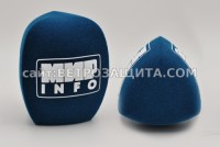 Ветрозащита для микрофона Sennheiser MD 42 с логотипом Мир Инфо