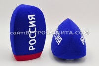 Windscreen for Sennheiser MD 42 microphone with Russia logo