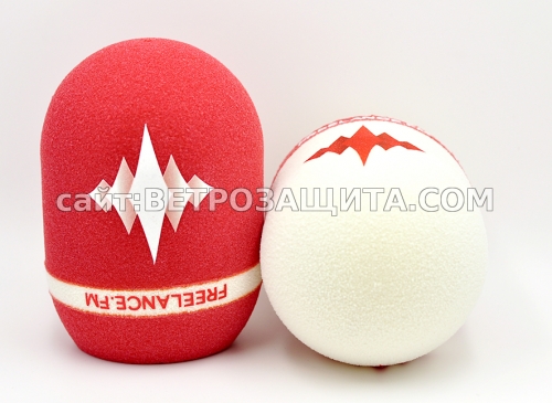 Ветрозащита для микрофона NeumannBCM705 с логотипом FREELANCE FM