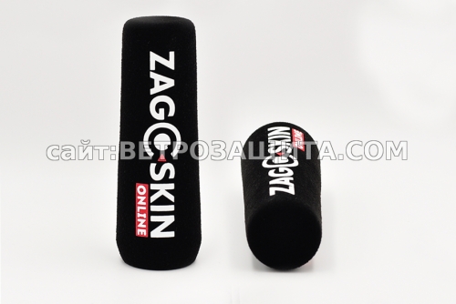 Windscreen for Sony ecm-nv2 microphone with Zagoskin logo