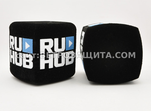Ветрозащита для микрофона Sennheiser E 845 с логотипом RUHUB