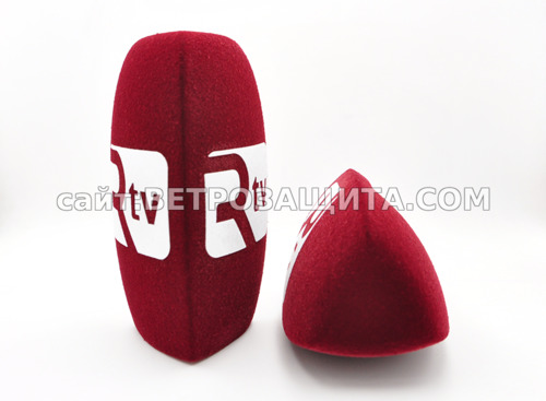 Ветрозащита для микрофона с логотипом R tv