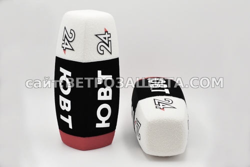 Windscreen for the Sennheiser MD 46 microphone with the UVT 24 logo