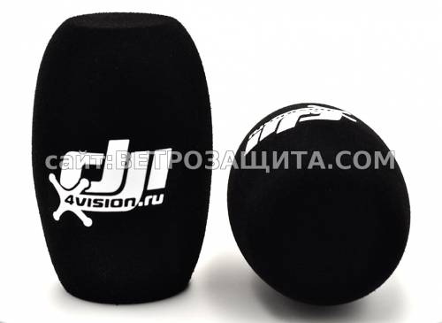 Ветрозащита для микрофона Rode Reporter с логотипом 4vision_ru