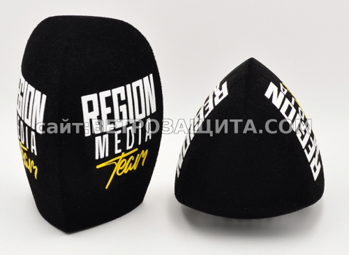 Ветрозащита для микрофона Shure sm7b с логотипом Region media