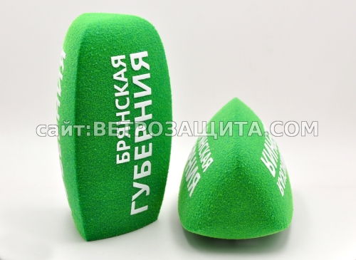 Ветрозащита для микрофона AKG D230 с логотипом Брянская губерния