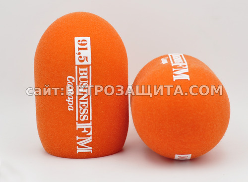 Ветрозащита для микрофона RODE Procaster с логотипом  Bisness FM