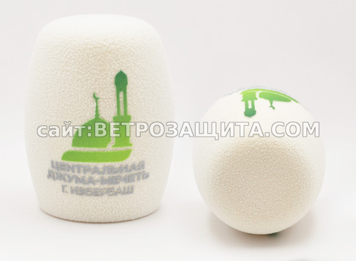 Ветрозащита для микрофона Rode reporter с логотипом Центральная джума