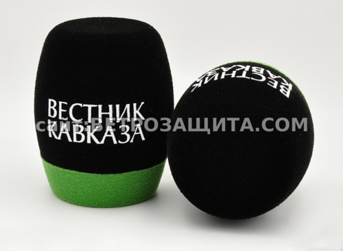 Ветрозащита для микрофона RODE Interview GO с логотипом Вестник Кавказ