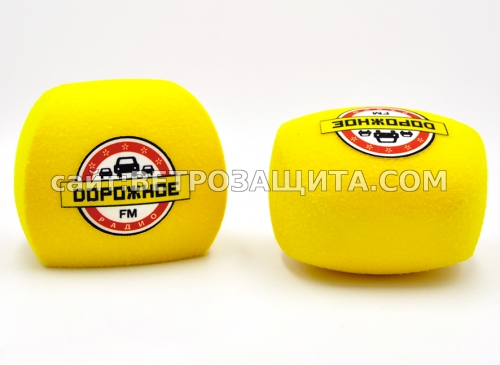 Ветрозащита для микрофона Zoom H1n с логотипом Дорожное радио