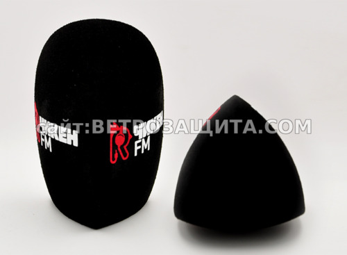 Ветрозащита для микрофона Sennheiser eW G4 с логотипом Чикен FM