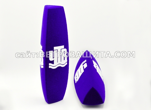 Ветрозащита для микрофона Audiotehnica at897 с логотипом ЧТВ