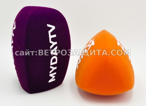 Ветрозащита для микрофона с логотипом MYDAY TV