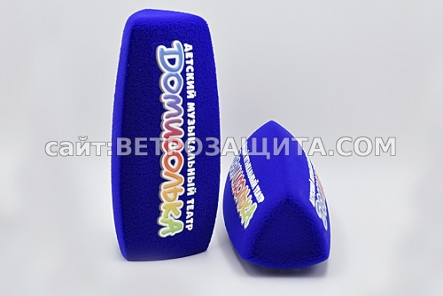 Wind shield for Sennheiser SKM 100 G4-G microphone with Domisolka logo