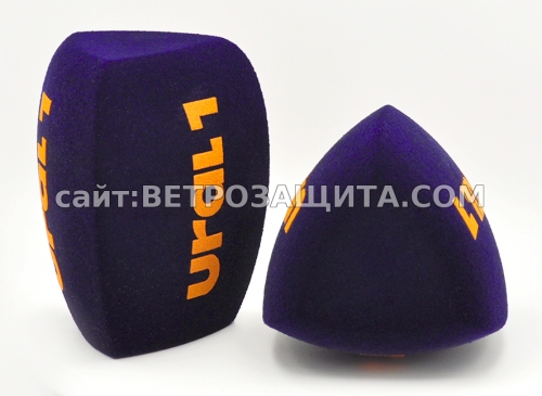 Ветрозащита модель Y39 для микрофона Sennheiser ew 135P с логотипом Ур Wind protection model Y39 for Sennheiser ew 135P microphone with Ural