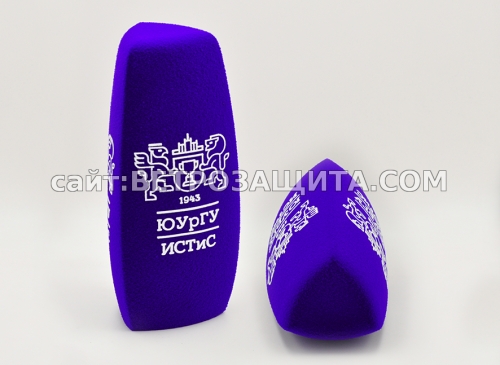 Ветрозащита для микрофона с логотипом  ЮурГУ