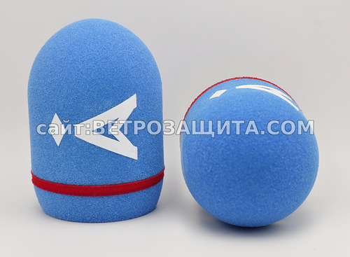 Ветрозащита для микрофона Shure sm7 с логотипом  A - алмазный край