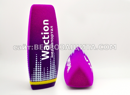 Ветрозащита для микрофона Rode NTG4 и BY-PVM1000 с логотипом Медиапорт