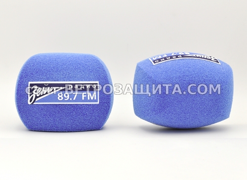 Ветрозащита для микрофона ZOOM H4n Pro с логотипом Радио Зенит