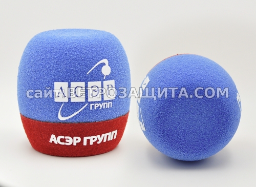 Ветрозащита для микрофона Saramonic UwMic9 с логотипом  АСЭР ГРУПП