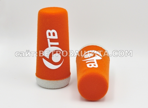 Ветрозащита для накамерного микрофона с логотипом 6 ТВ Хабаровск