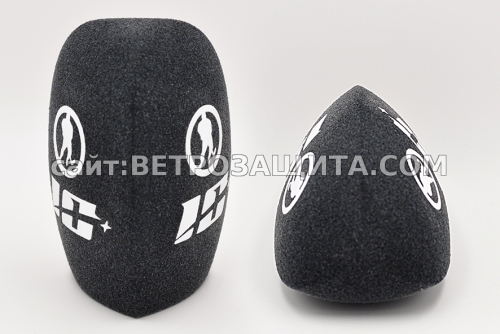 Windscreen for Sennheiser MD 46 microphone with NHL logo