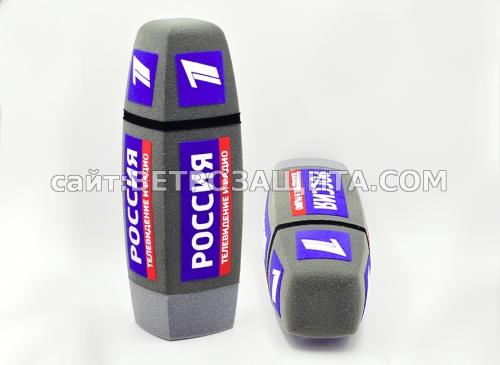 Ветрозащита для микрофона Sennhiser MD42 с логотипом Россия телевидени