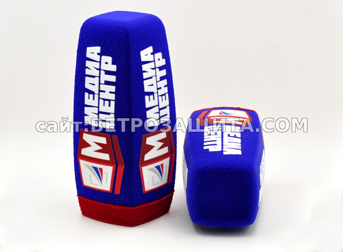 Ветрозащита для микрофона Sennheiser MD 46 с логотипом Медиа Центр