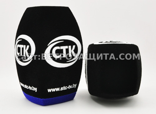 Ветрозащита для микрофона SHURE VP64A, AKG D230, с логотипом СТК Белар
