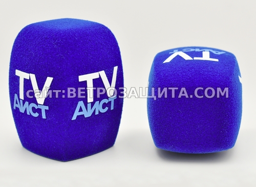 Ветрозащита для микрофона с логотипом