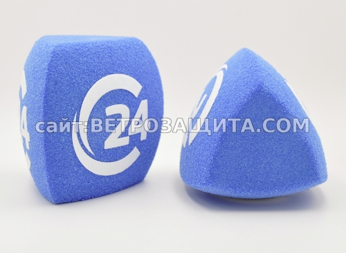 Ветрозащита для микрофона с логотипом  Саратов 24