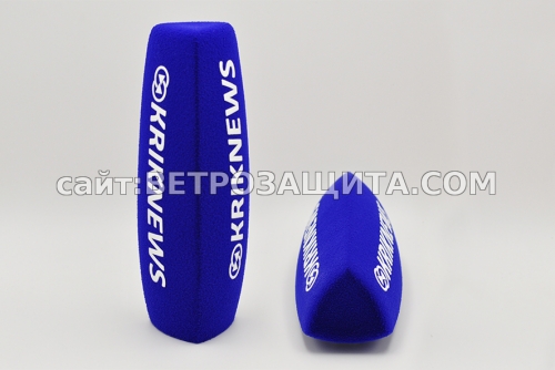 Windscreen for Sennheiser K6 microphone with KRIKNEWS logo