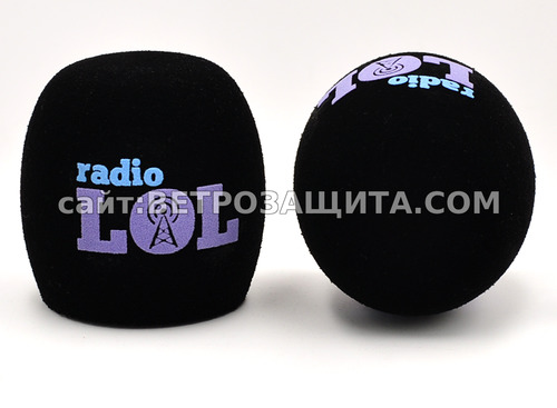 Ветрозащита для микрофона Shure VP64AL с логотипом Radio LOL