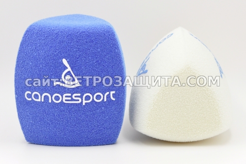 Windscreen for Shure VP 64 A microphone with Canoe logo