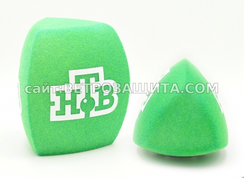 Ветрозащита для микрофона Sennheise MD42 с логотипом НТВ