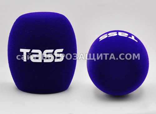 Ветрозащита для микрофона Shure SM58 с логотипом TASS