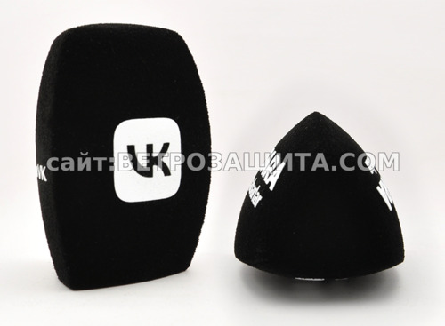 Ветрозащита для микрофона Sennheiser MD46 с логотипом школа авторов ВК