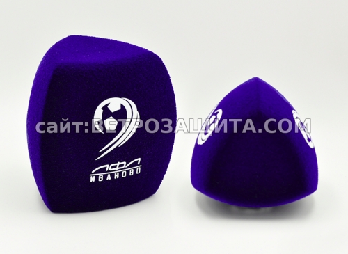 Wind protection for the Comica HRM-S microphone with the logo of LFL I Ветрозащита для микрофона Comica HRM-S с логотипом ЛФЛ Иваново