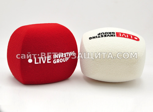 Ветрозащита для микрофона Zoom H5 с логотипом LIVE investing grop