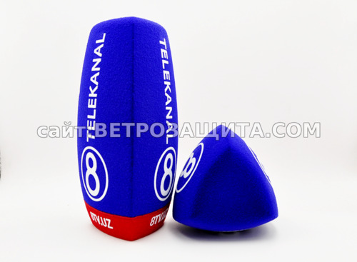 Ветрозащита для микрофона Saramonic с логотипом 8 TELEKANAL