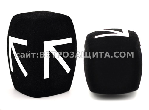 Ветрозащита для микрофона с логотипом Repost