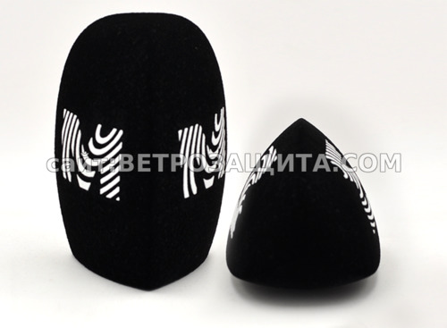 Ветрозащита для микрофона Sennheiser eW G4 с логотипом Мегаполис